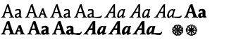 Serif fonts L-O: Maxime Volume
