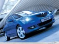 Car wallpapers: Mazda 3 under the bridge wallpaper