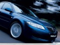 Mazda 6 blue side profile wallpaper