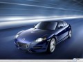 Mazda wallpapers: Mazda RX8 blue front angle view wallpaper