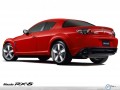 Mazda RX8 red back angle view wallpaper