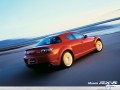 Mazda wallpapers: Mazda RX8 red by the sea  wallpaper