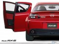 Mazda wallpapers: Mazda RX8 red door open wallpaper