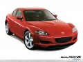 Mazda wallpapers: Mazda RX8 red front angle view wallpaper