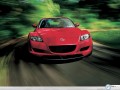 Mazda RX8 red speed test wallpaper
