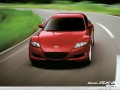 Mazda RX8 wallpapers: Mazda RX8down the road  wallpaper