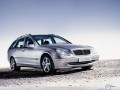 Mercedes Class C Station Wagon wallpapers: Mercedes Class C Station Wagon silver wallpaper