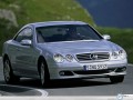 Mercedes wallpapers: Mercedes Class Cl Coupe down the road wallpaper