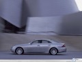 Mercedes Class Cls Coupe by the building material wallpaper