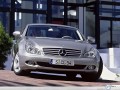 Mercedes Class Cls Coupe front view wallpaper