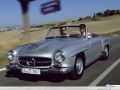 Mercedes History wallpapers: Mercedes History down the road wallpaper