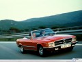 Mercedes History wallpapers: Mercedes History red down the road wallpaper
