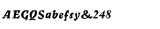 Mercurius fonts: Mercurius Script Bold