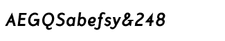 Retro fonts M-Z: Mercury Bold Italic
