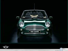Mini Cooper Cabrio green wallpaper
