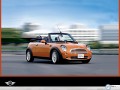 Mini Cooper wallpapers: Mini Cooper Cabrio orange wallpaper