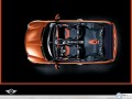 Rover wallpapers: Mini Cooper Cabrio top view wallpaper