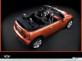 Rover wallpapers: Mini Cooper Cabrio up view wallpaper