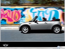 Mini One Cabrio by graffiti wallpaper