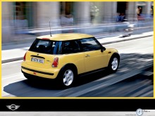 Mini One D back angle view wallpaper