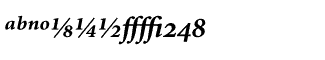Serif fonts L-O: Minion Bold Italic Expert Package