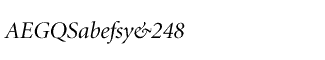 Serif fonts L-O: Minion Display Italic