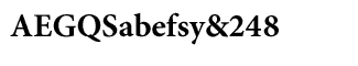 Serif fonts L-O: Minion Pro Bold