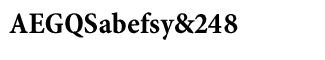 Serif fonts L-O: Minion Pro Bold Condensed Caption