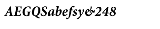 Serif fonts L-O: Minion Pro Bold Condensed Italic Caption