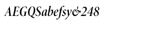 Minion fonts: Minion Pro SemiBold Condensed Italic Display