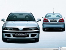 Mitsubishi Carisma front and back  wallpaper