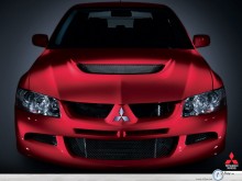 Mitsubishi Lancer Evolution front profile  wallpaper
