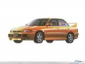 Mitsubishi Lancer Evolution wallpapers: Mitsubishi Lancer Evolution yellow wallpaper