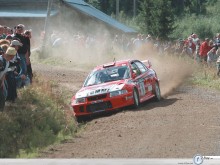 Mitsubishi Rally Wrc front profile  wallpaper