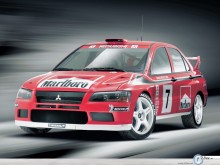 Mitsubishi Rally Wrc front right view  wallpaper