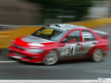 Mitsubishi Rally Wrc high speed  wallpaper