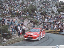 Mitsubishi Rally Wrc in turn  wallpaper