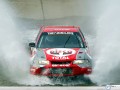 Mitsubishi wallpapers: Mitsubishi Rally Wrc throug water wallpaper