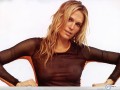 Molly Sims wallpapers: Molly Sims in black t-shirt wallpaper