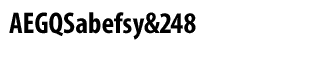 Sands Serif fonts J-Q: Myriad Pro Bold Cond