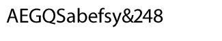 Sans Serif fonts: Myriad Pro Regular