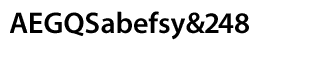 Sands Serif fonts J-Q: Myriad Pro SemiBold