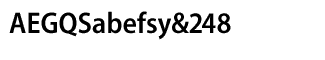 Sands Serif fonts J-Q: Myriad Pro SemiBold Semi Condensed