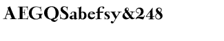 Serif fonts L-O: Narcissus Solid