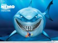 Nemo wallpapers: Nemo shark attack wallpaper