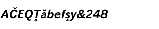 Serif fonts L-O: News Gothic CE Bold Italic