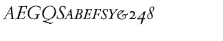 Serif fonts L-O: Nicolas Jenson Italic Caps, SC & OSF