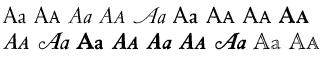 Serif fonts L-O: Nicolas Jenson Volume