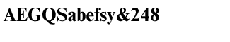 Serif fonts L-O: Nimbus Roman CE Bold