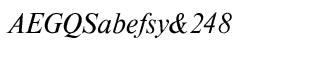 Serif fonts L-O: Nimbus Roman GR Regular Italic